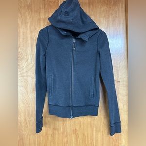 🧘🏽‍♀️LULULEMON Heathered Grey Athletic Lightweight Cozy Bliss Break Hoodie